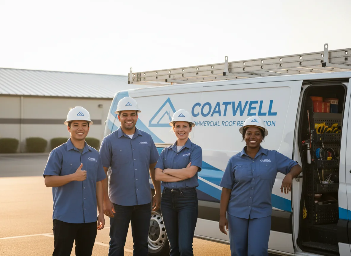 Commercial roof coating company in Gibson, LA